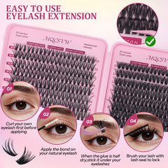 MQCsvw mixed-lengths clusters 10-18mm for versatile looks