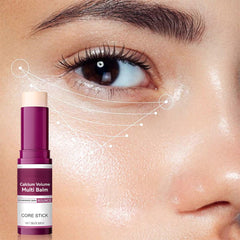 MQN Calcium Stick on lips delivering targeted moisture and comfort.