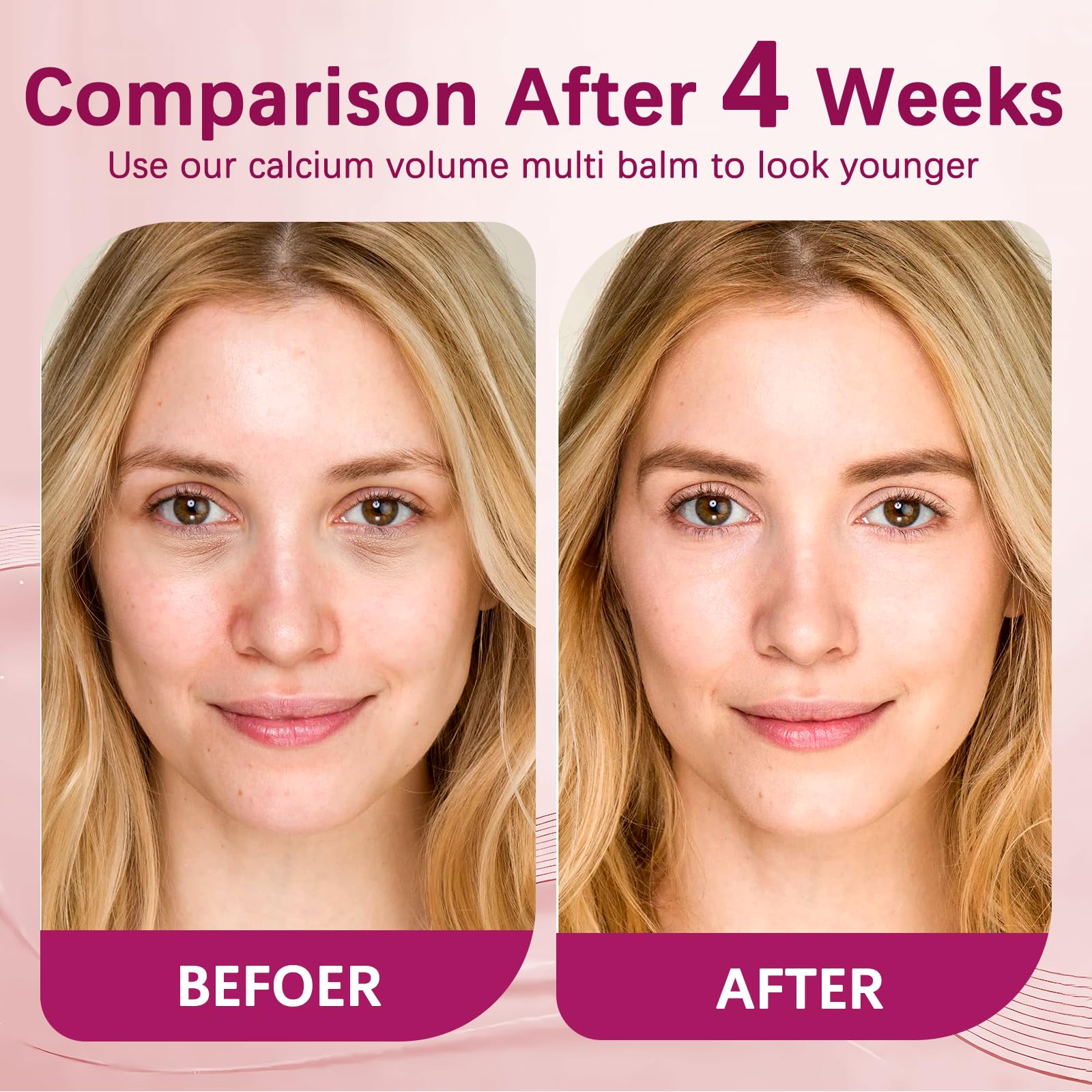 MQN Calcium Stick used on the neck to hydrate and smooth skin.