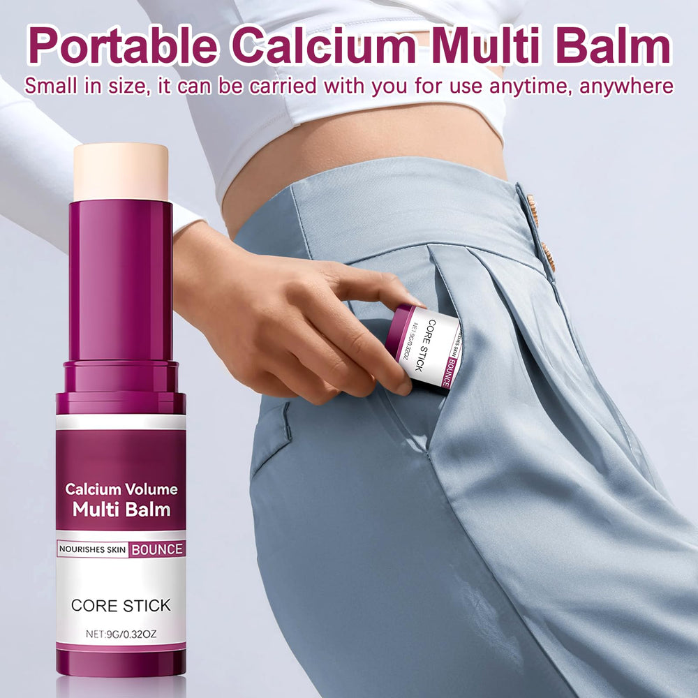 MQN Calcium Stick used as a makeup primer for a smooth base.