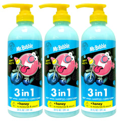 Mr. Bubble Berry Smooth 3in1 bottle with rich, kid-friendly lather.