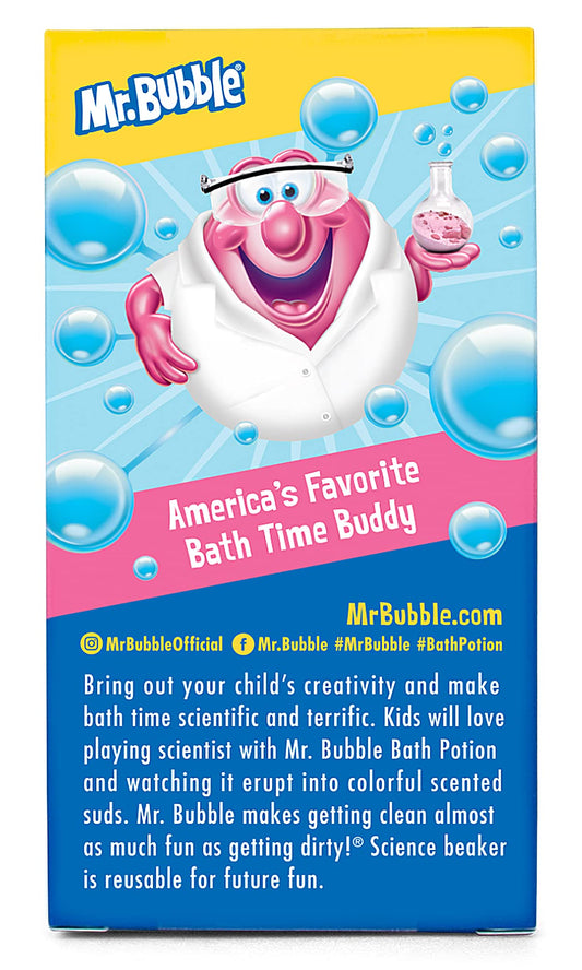 Mr. Bubble colorful suds create a vibrant bath-time atmosphere for kids