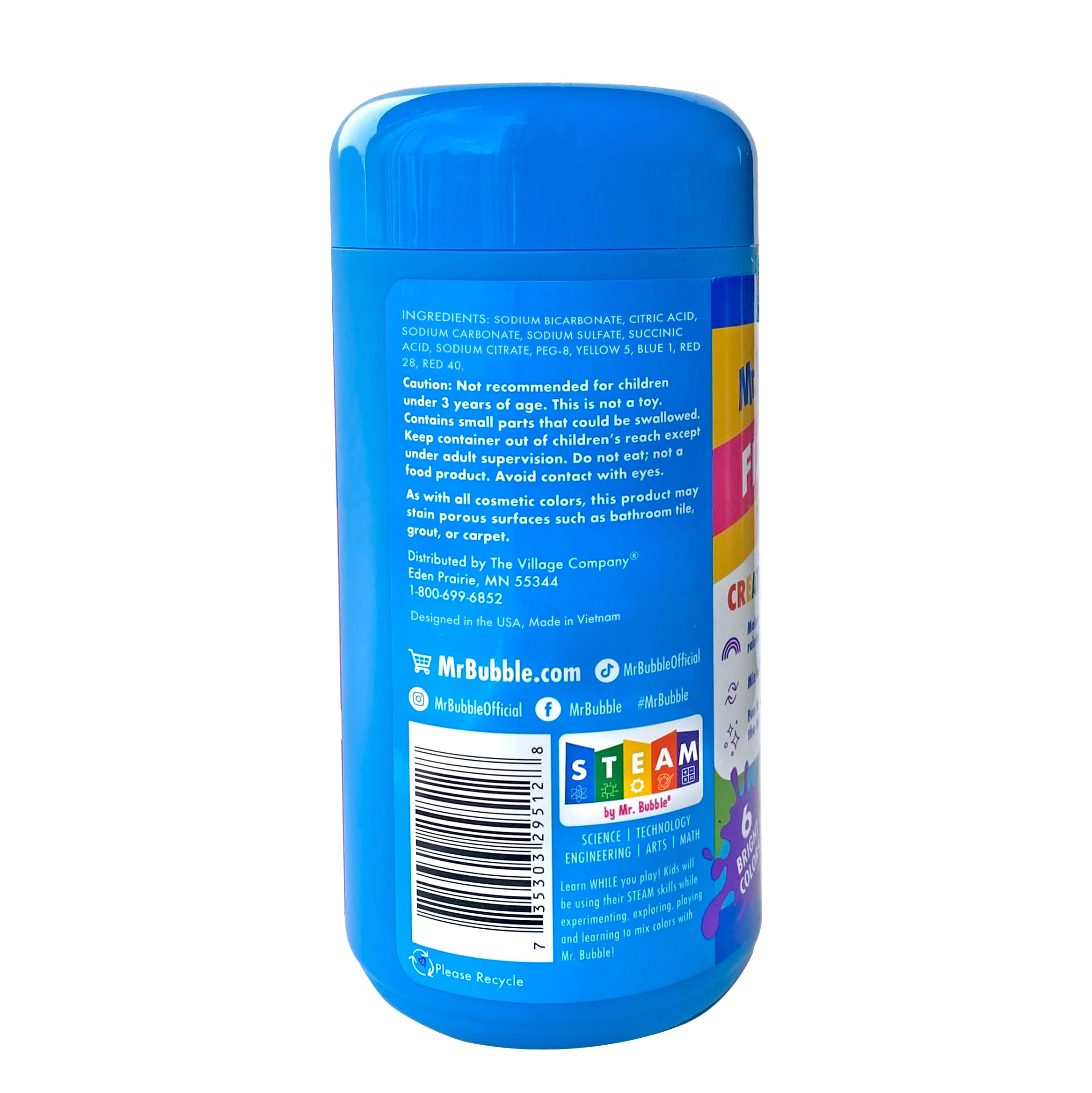 Mr. Bubble Fizzy Tub Colors kids enjoying colorful bath time