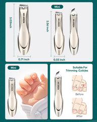 MR.GREEN cuticle scissors for clean cuticle grooming.