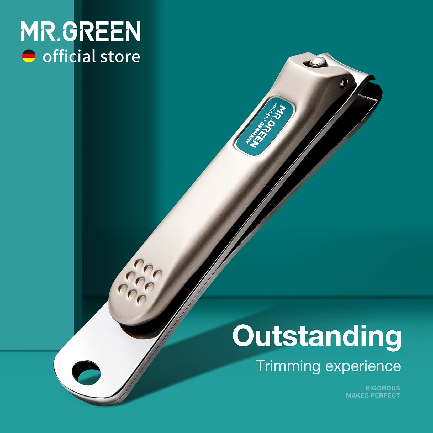MR.GREEN clippers show cross-bolt reinforcement for durable blade alignment.