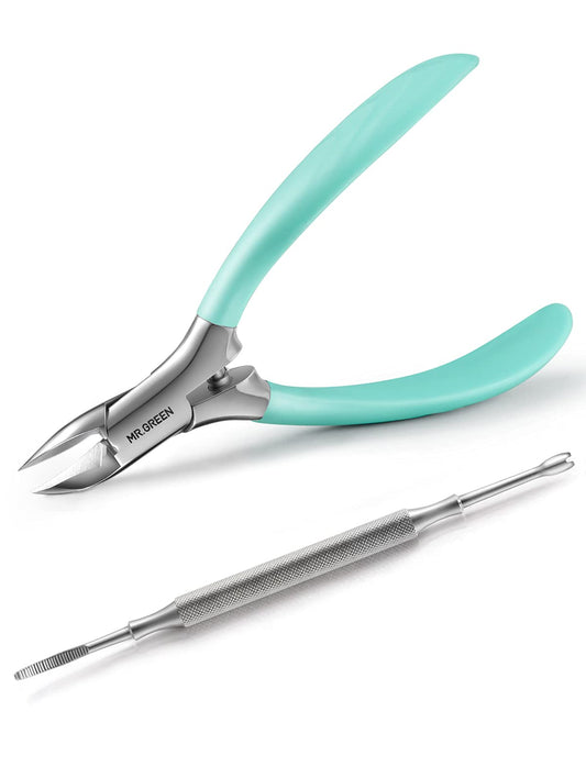 MR.GREEN nail clippers for heavy-duty toe nails offer a clean, precise cut.