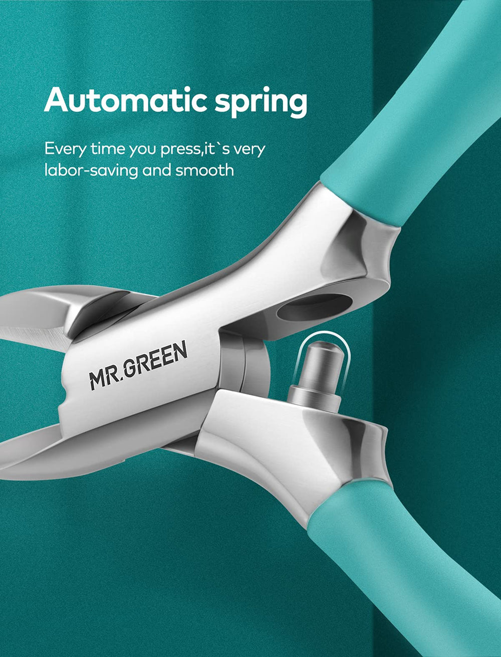 MR.GREEN medical-grade stainless steel construction delivers rust-resistant durability.