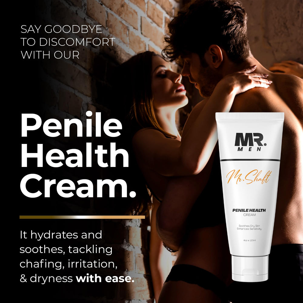 Mr Men Penile Cream rich natural ingredients nourish skin with coconut oil and aloe.