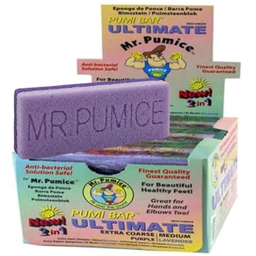 Mr. Pumice Ultimate PUMI Bar 12-count display for easy bulk purchase.