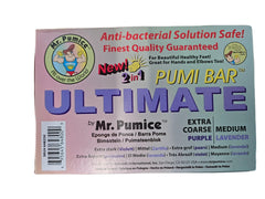 Mr. Pumice Ultimate PUMI Bar pedicure stone in action for smoother heels.
