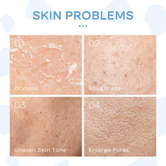 MrCuvaryas Milk Skincare Set face cleanser close-up showing gentle lather