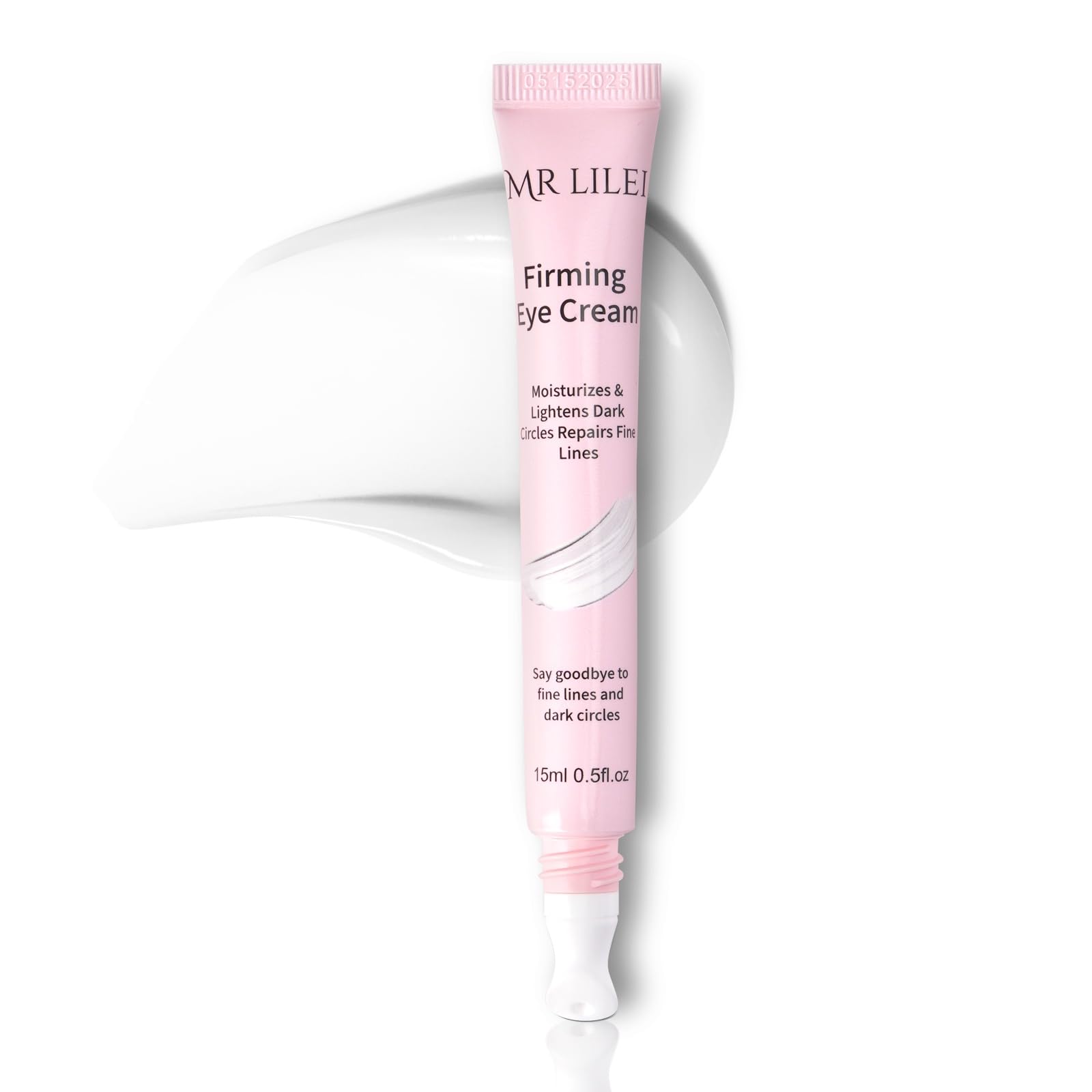 Mrlilei Beauty eye cream bottle with hyaluronic acid for smooth hydration