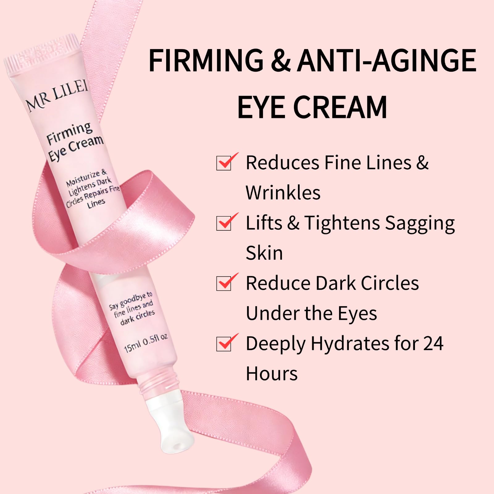Fragrance-free eye cream packaging designed for sensitive skin users