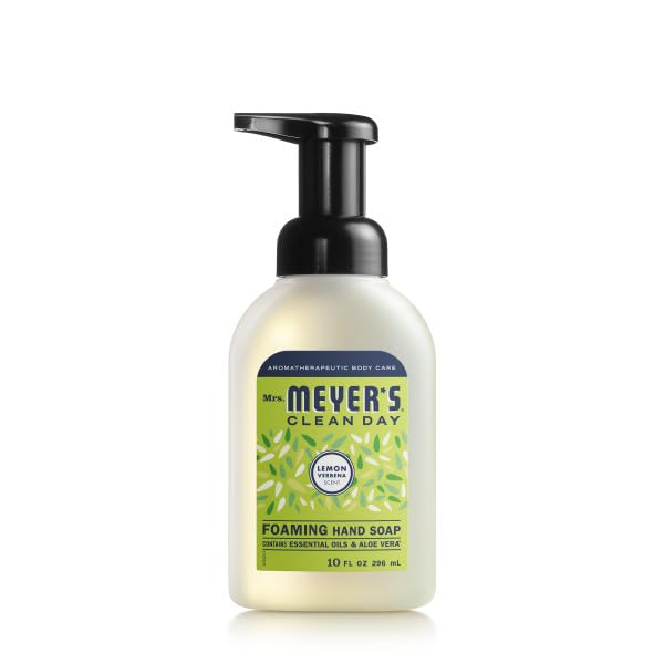 Three-pack box of Mrs. Meyer’s hand soaps for shared households