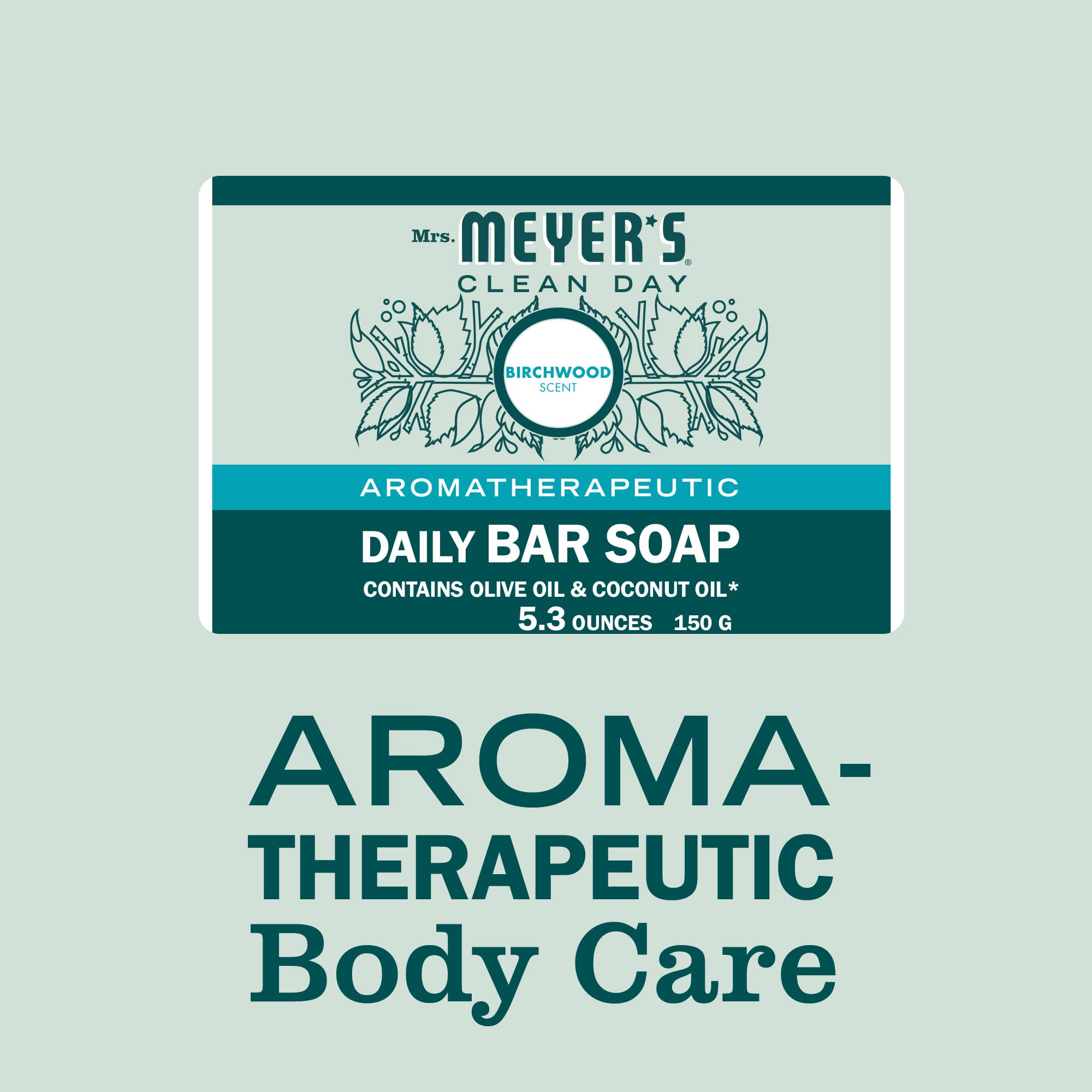 The Birchwood bar soap in a bath scene suggests gentle, head-to-toe cleansing.
