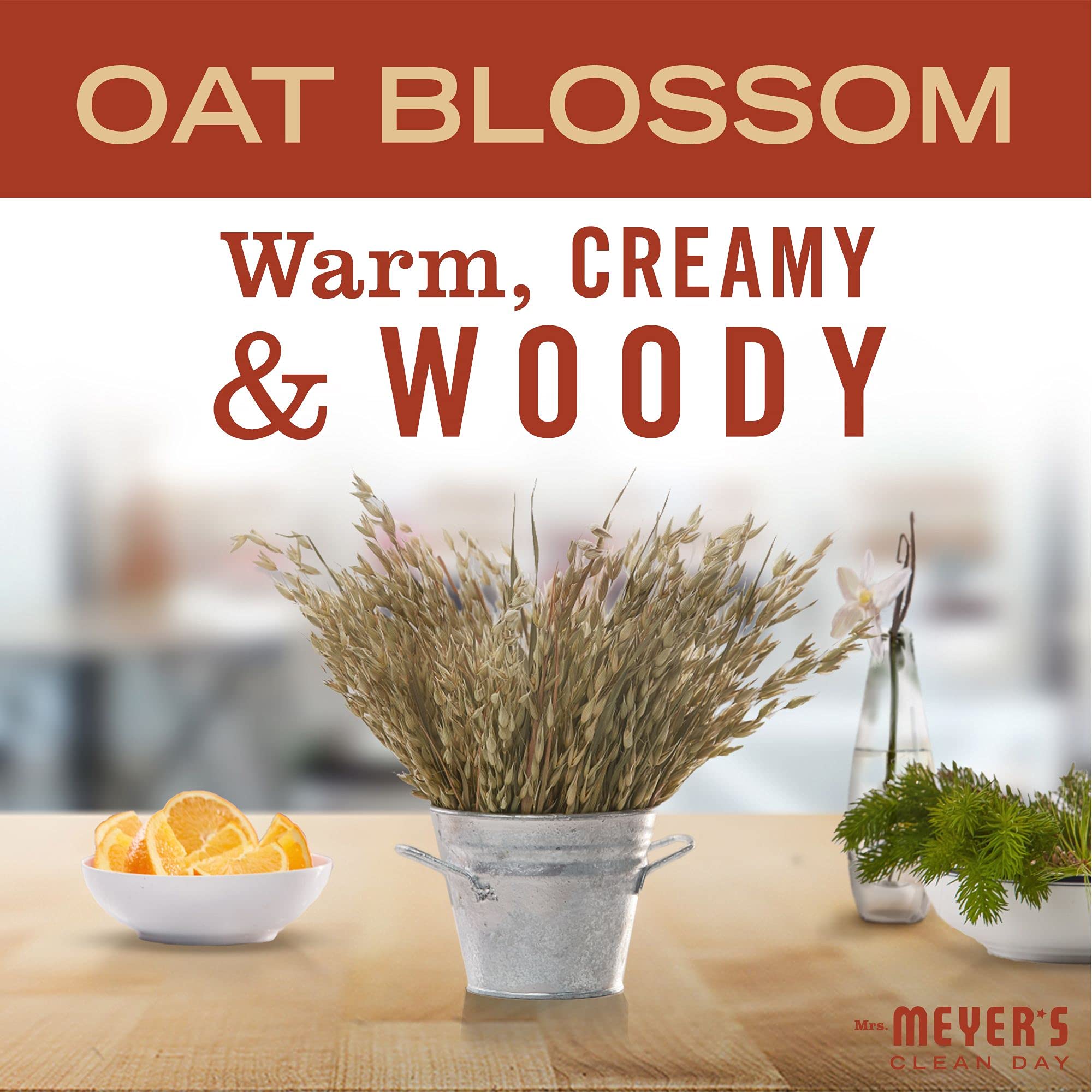 Oat Blossom fragrance provides a garden-inspired scent that lingers pleasantly.
