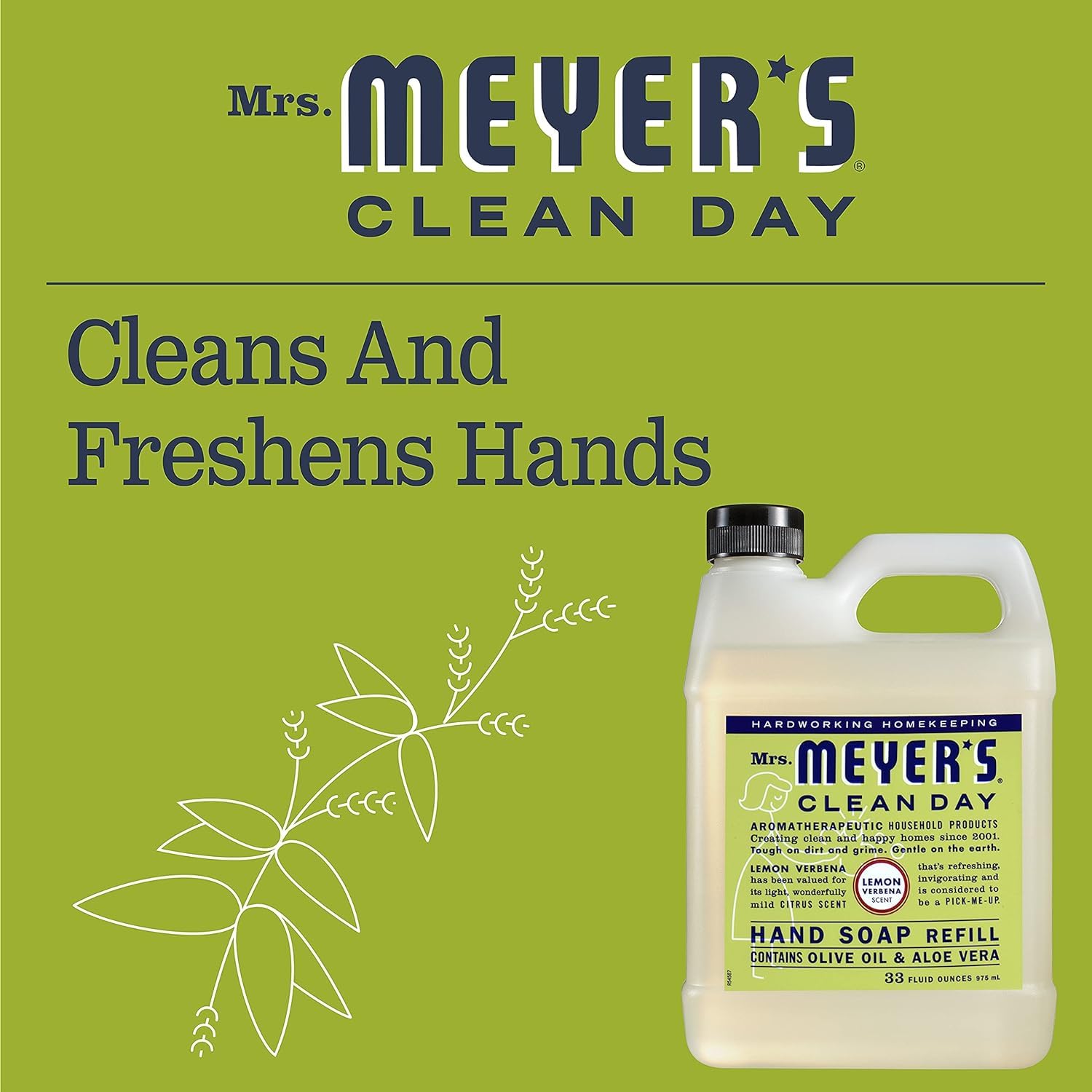 Cruelty-free label on Mrs. Meyer's Clean Day packaging highlights ethical formula