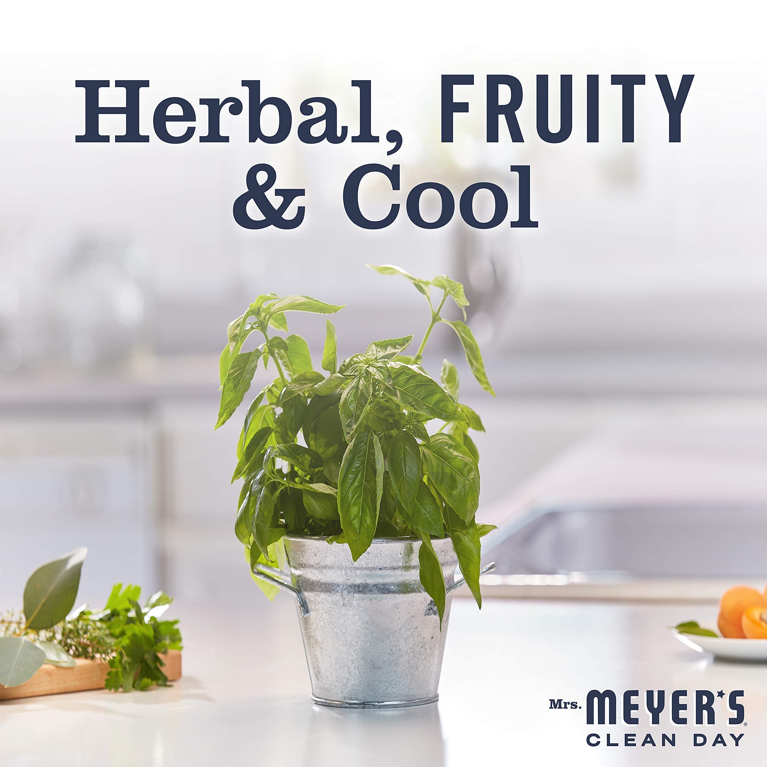 Leaping Bunny cruelty-free logo on Mrs. Meyer's packaging