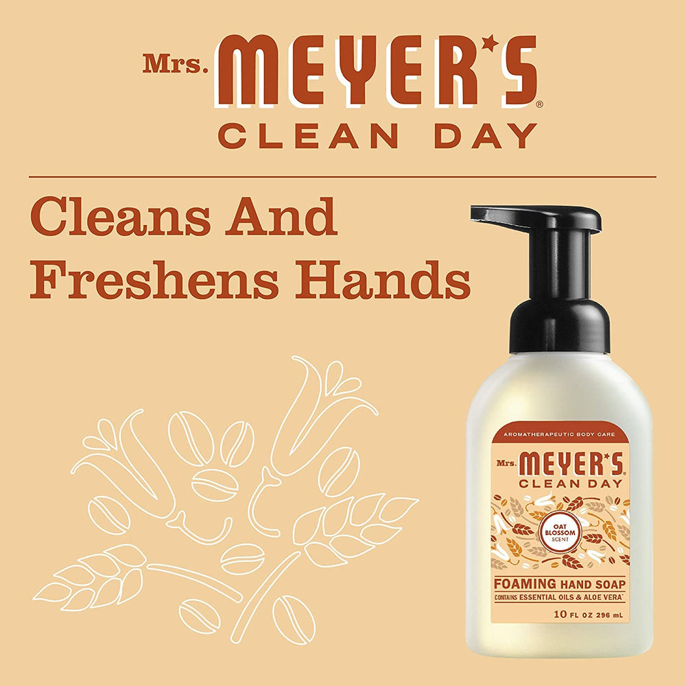 Foam texture and bubbles illustrate quick lather and thorough washing.