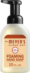 Mrs. Meyer's Clean Day oat blossom foaming soap pump in action.