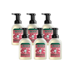 Mrs. Meyer's Clean Day Watermelon foaming hand soap bottle with refreshing scent for daily cleansing.