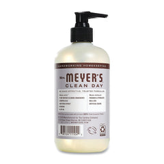 Creamy lather of Mrs. Meyer's Lavender hand soap during use