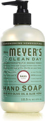 Mrs. Meyer's Clean Day Lemon Verbena bottle brightens hands with sunny notes.