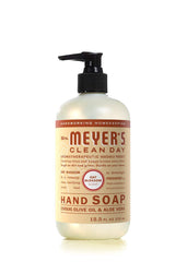 Mrs. Meyer's Clean Day Plumberry hand soap bottle with fruity fragrance