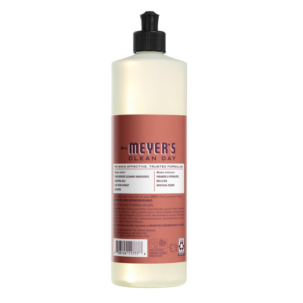 Mrs. Meyer's Clean Day hand soap refill 33oz for convenient, waste-reducing refills.