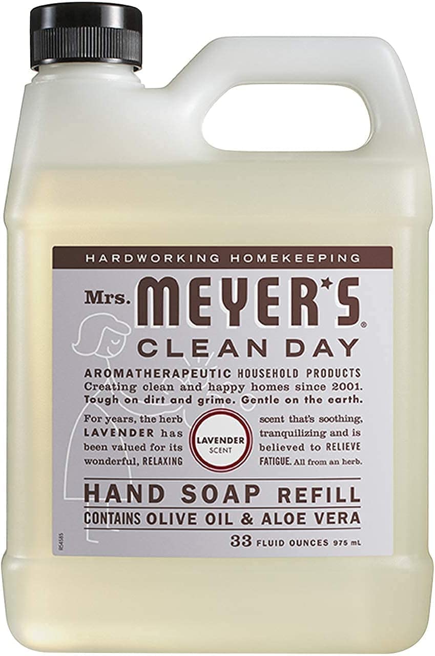 Mrs. Meyer's Clean Day Basil refill bottle with bright herbal note