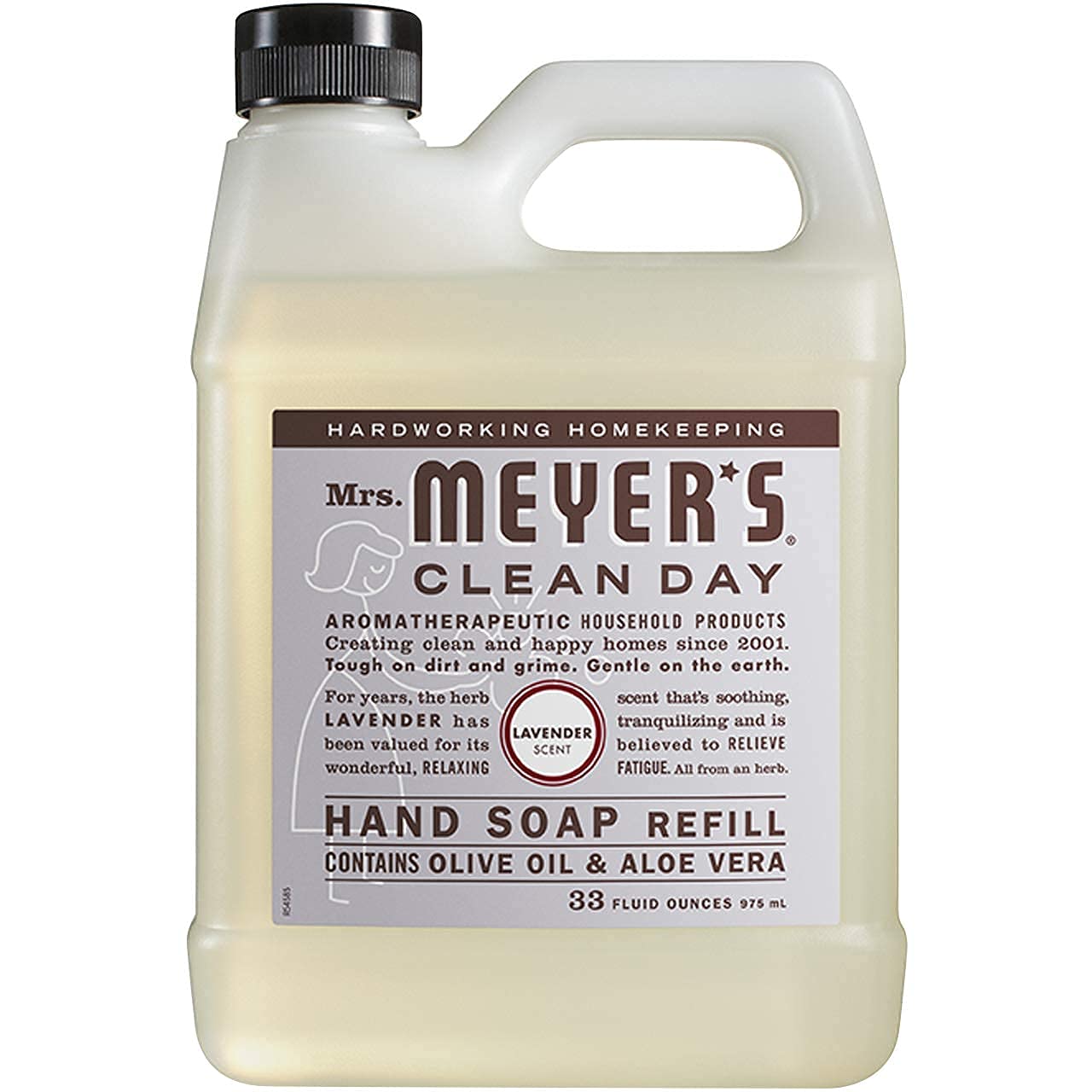 Mrs. Meyer's Lavender lather forming rich suds for busy hands.