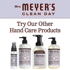 Mrs. Meyer's refill pack highlights cost savings and eco-friendly refill.