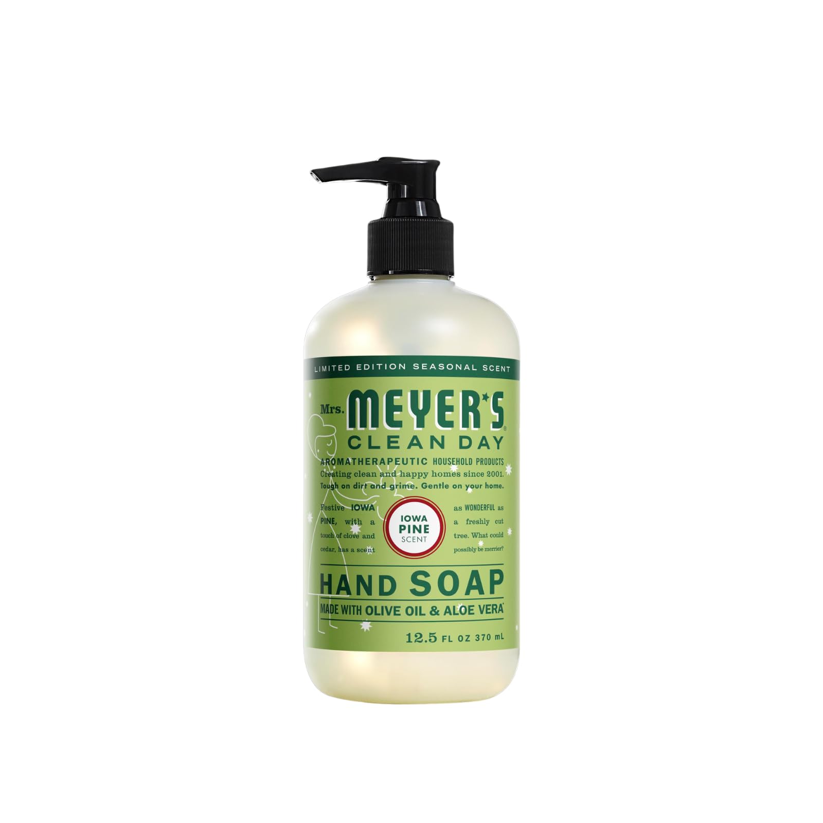 Mrs. Meyer's Clean Day Hand Soap Variet pack front showing four scents.