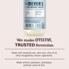 Close-up of Mrs. Meyer's holiday set packaging for gifting or family use.