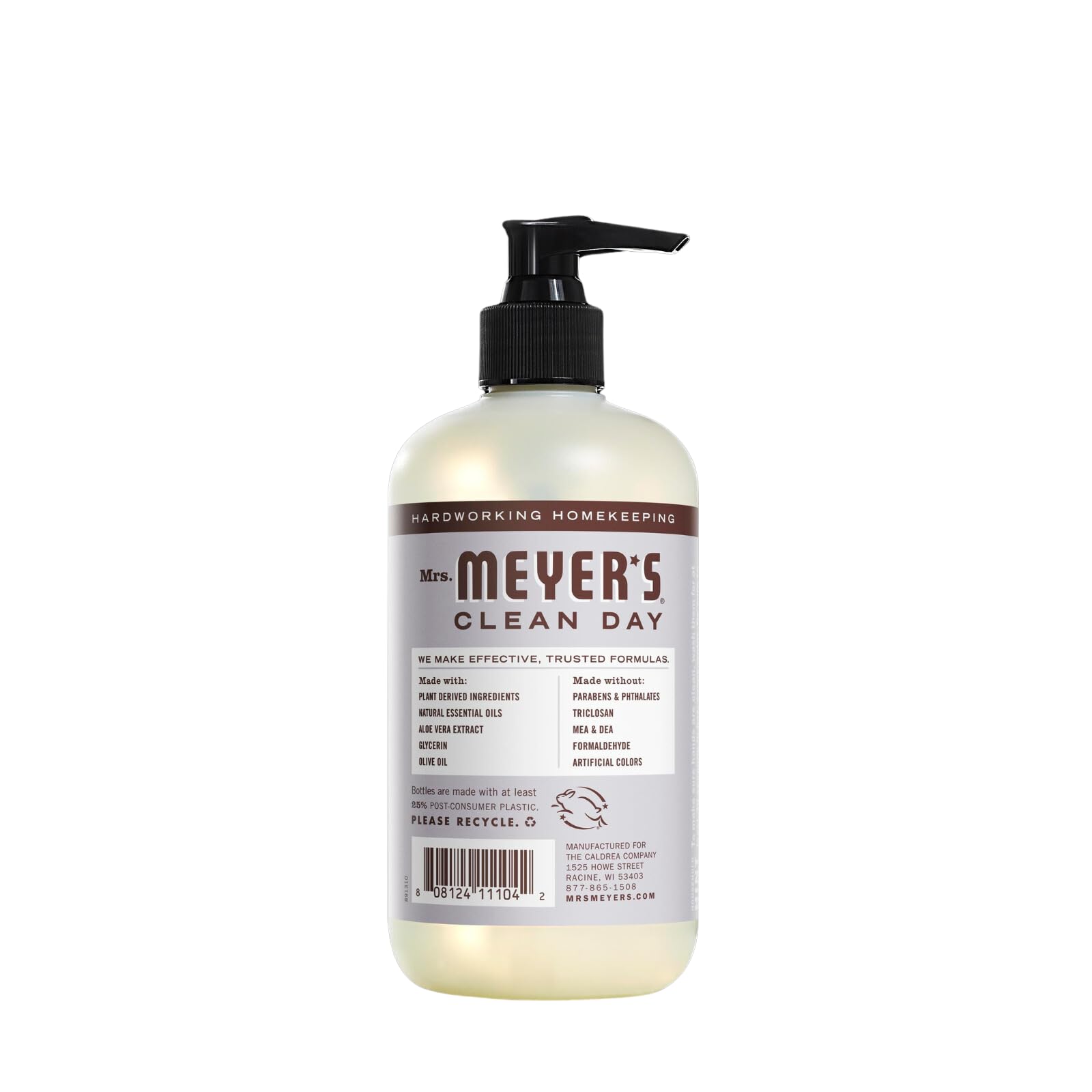 Mrs. Meyer's Clean Day Lavender bottle offers calming fragrance and smooth skin feel.