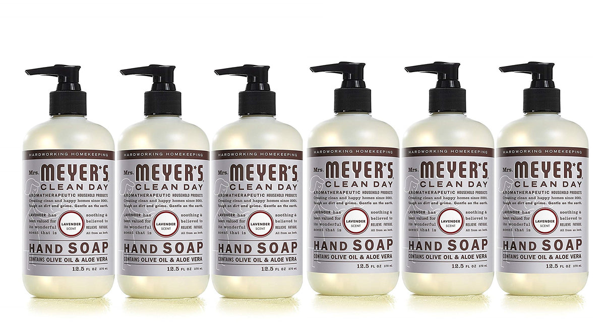 Mrs Meyer's Clean Day Lavender Hand Soap bottle front for everyday hand care