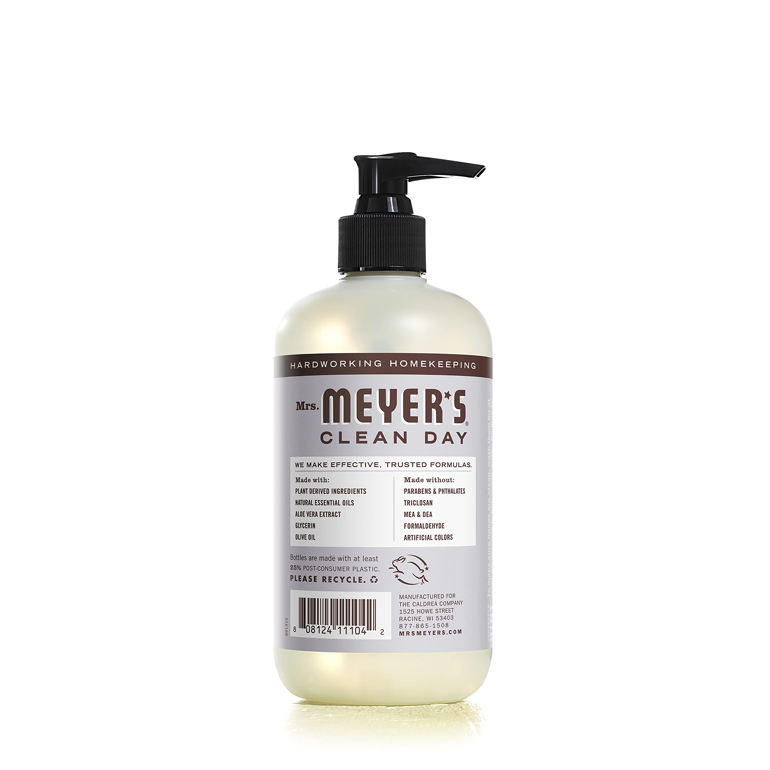 Mrs Meyer's Clean Day Lavender Hand Soap pump-action in use