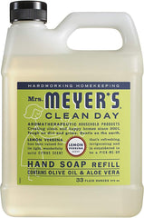 Lemon Verbena bottle close-up highlighting bright citrus aroma for fresh hand washing