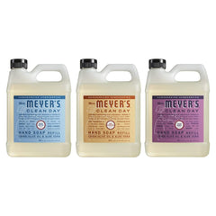 Mrs. Meyer's Clean Day Rain Water refill bottle ready for eco-friendly hand washing