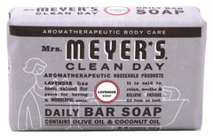 Mrs Meyer's Lavender bar soap 3-pack offers gentle cleansing with calming lavender scent.