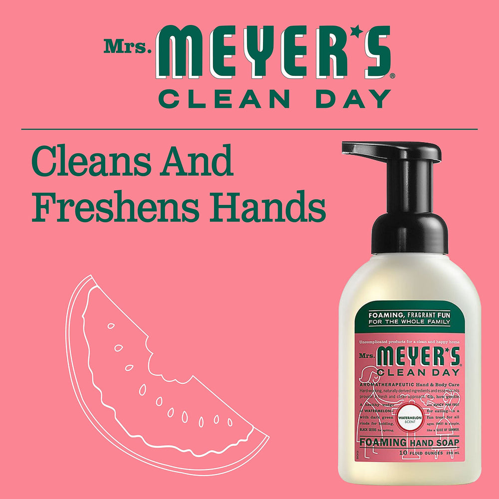 Graphic of olive oil and aloe ingredients in Mrs. Meyer's formula.