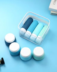 Mrsdry portable travel kit keeps liquids organized at airports and on trips.