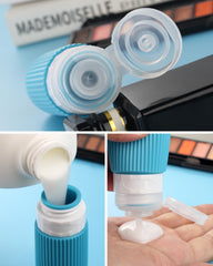 Mrsdry silicone cream jars (1oz) ideal for compact skincare on trips.