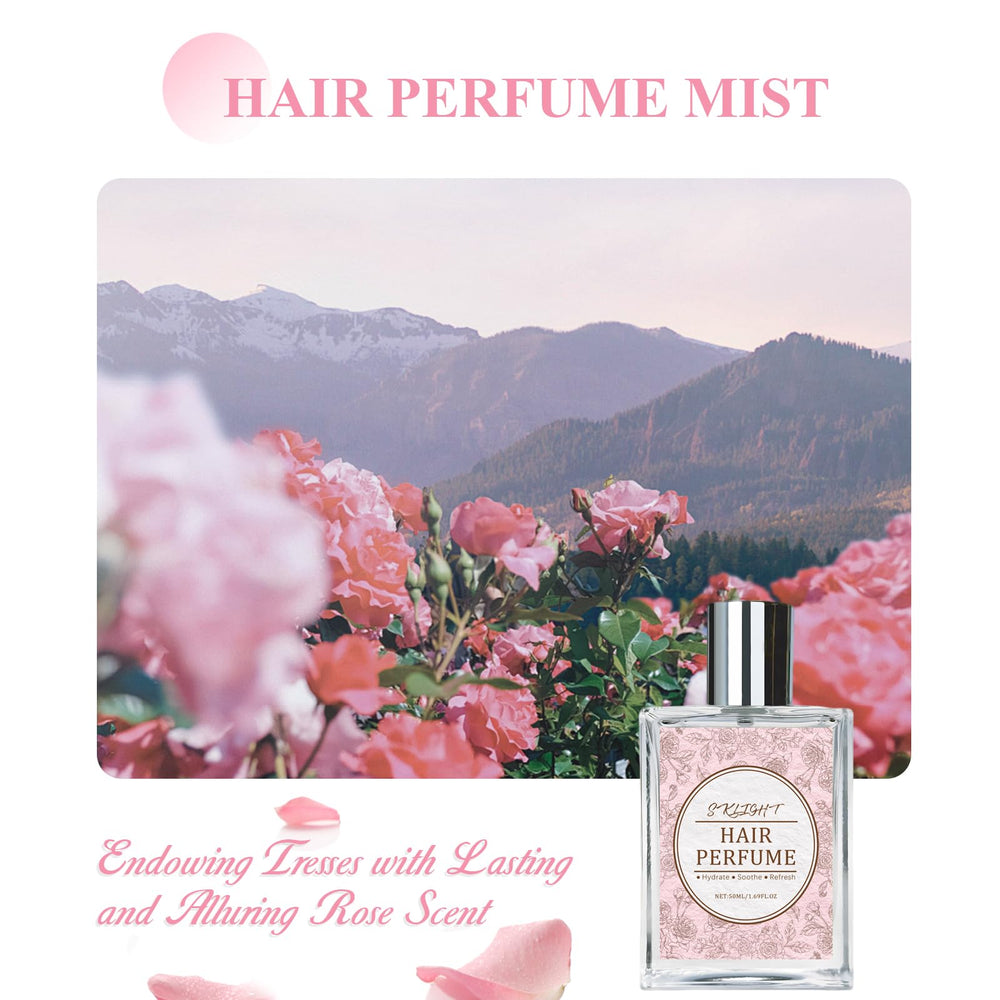 Msktasy rose-scent on hair offers lasting fragrance