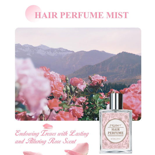 Msktasy rose-scent on hair offers lasting fragrance