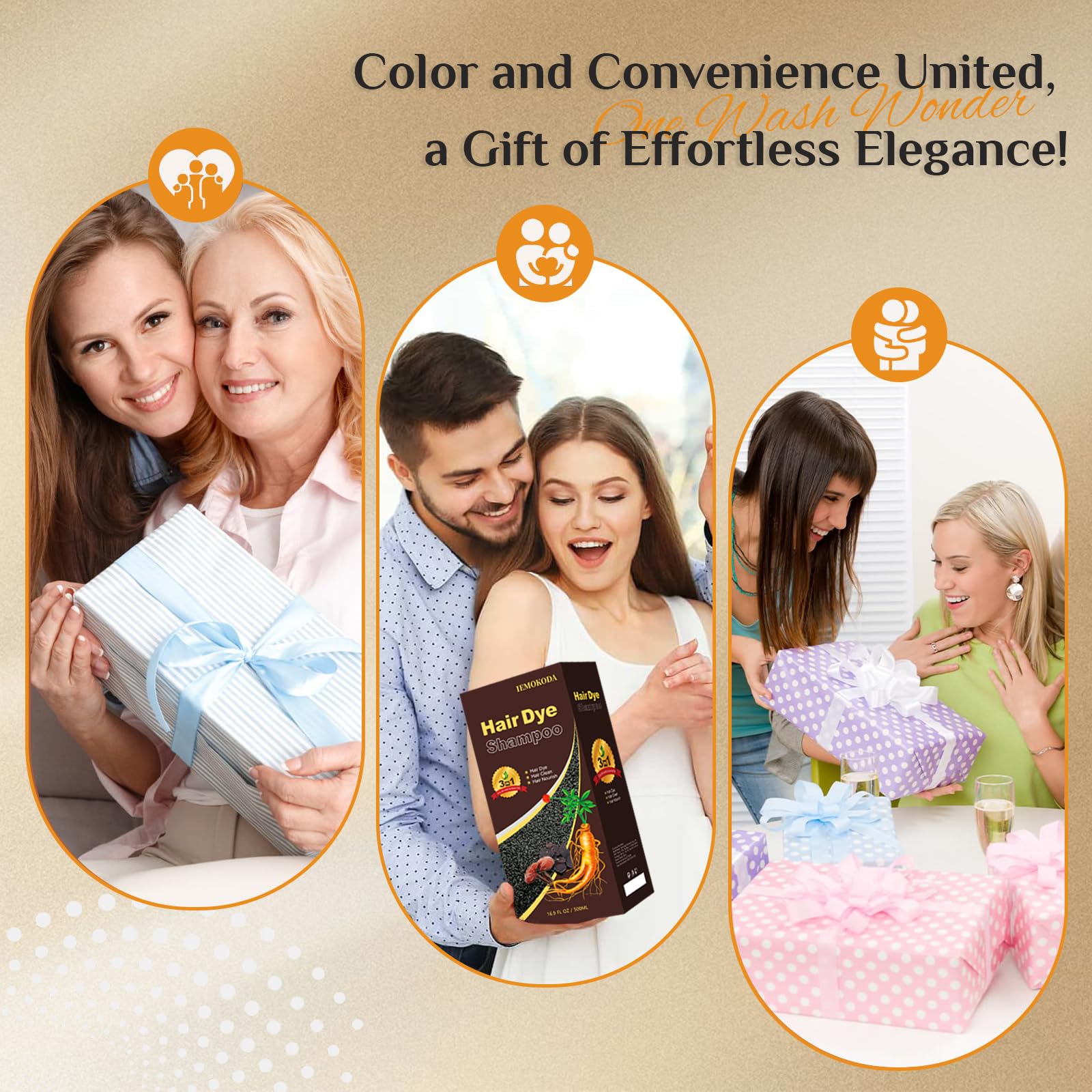 Msktasy three-in-one cleanse-dye-care concept image