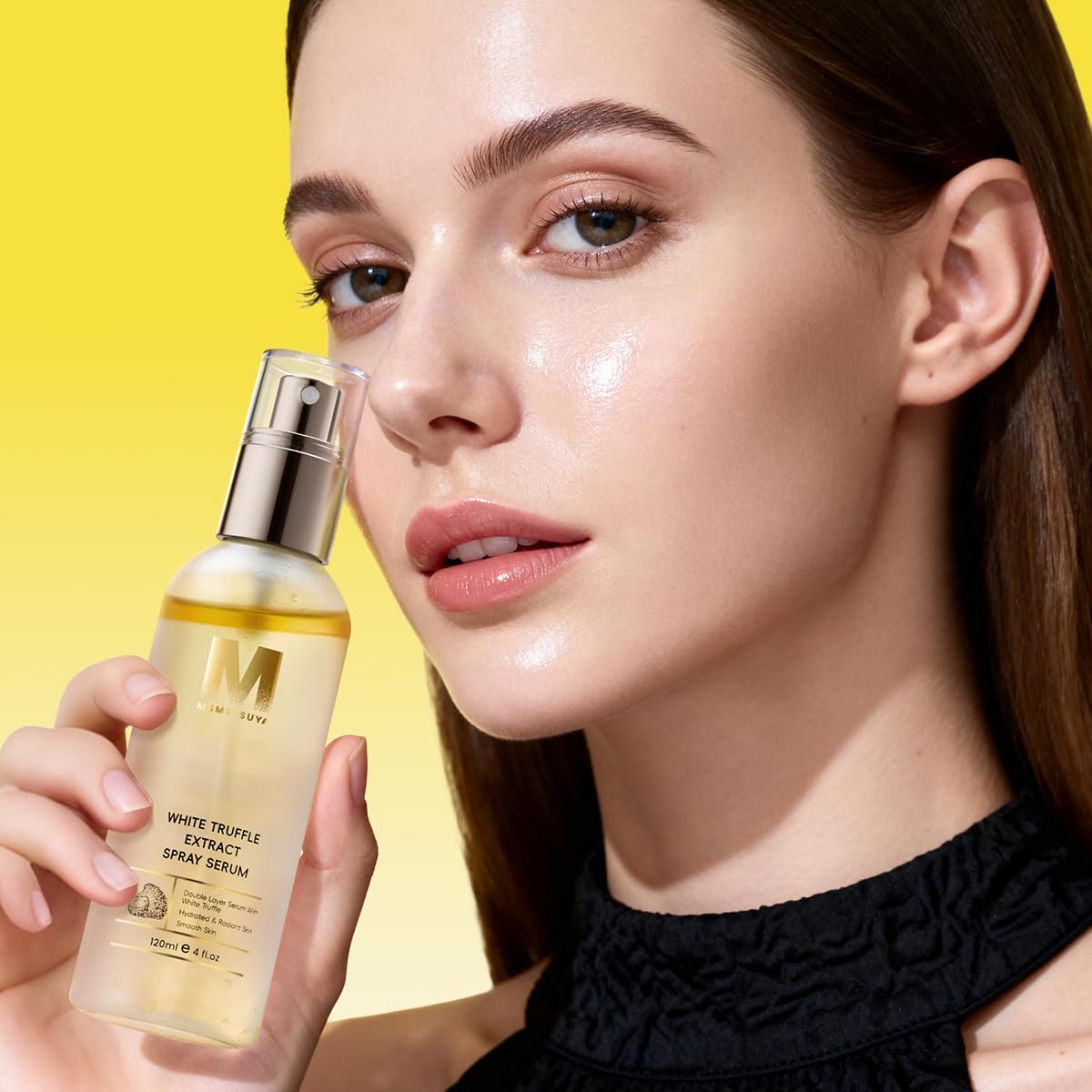 MSMEESUYA White Truffle First Spray Serum mist spritz for quick refresh throughout the day.