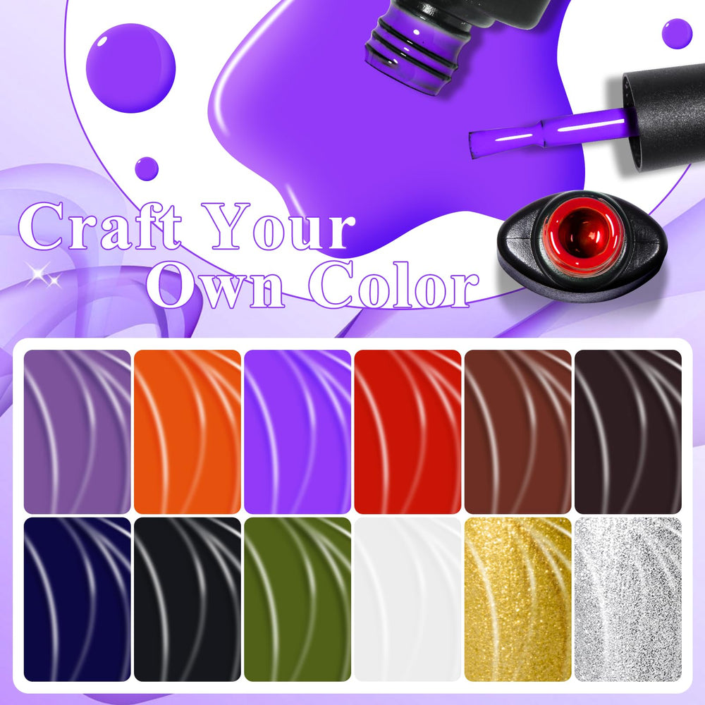 MSRUIOO crackle polish usage demo shows simple, quick manicure steps at home