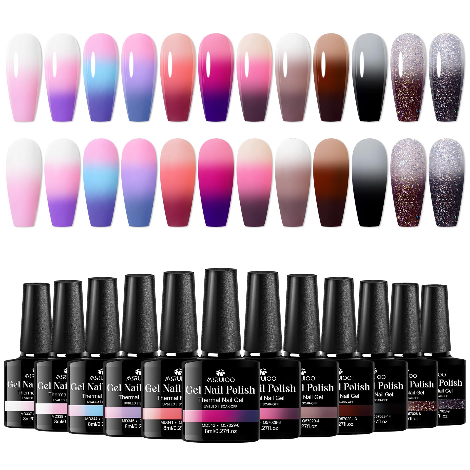 MSRUIOO gift-ready nail art set ideal for birthdays and celebrations.