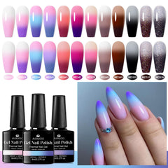MSRUIOO LED-friendly gel polish palette supports quick curing for durable manicures.